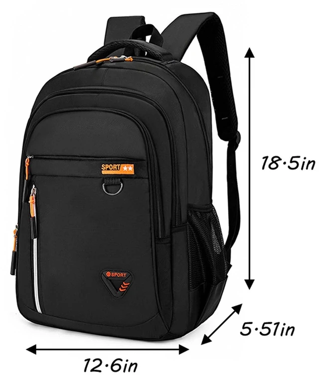 Alt view image 2 of 6 - Business Laptop Backpack Water Resistant Outdoor Travel Daypack | Water resistant, Large Capacity, Fits 15.6-inch laptop, Multiple pockets. Ideal for travel, college, and work, Unisex