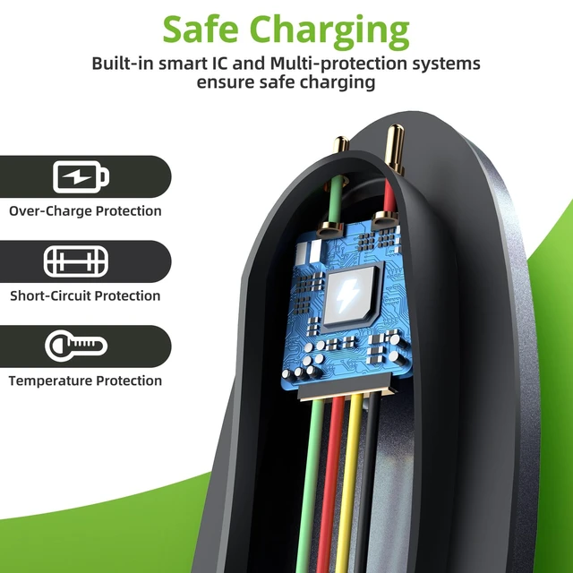 Alt view image 2 of 6 - Charging Dock Compatible with Ray-Ban Meta Smart Glasses, Portable Charging Stand Work for Way-farer/Skyler/Headliner Models, LED Indicator, Pin Contact Fast Safe Charging, Space Gray