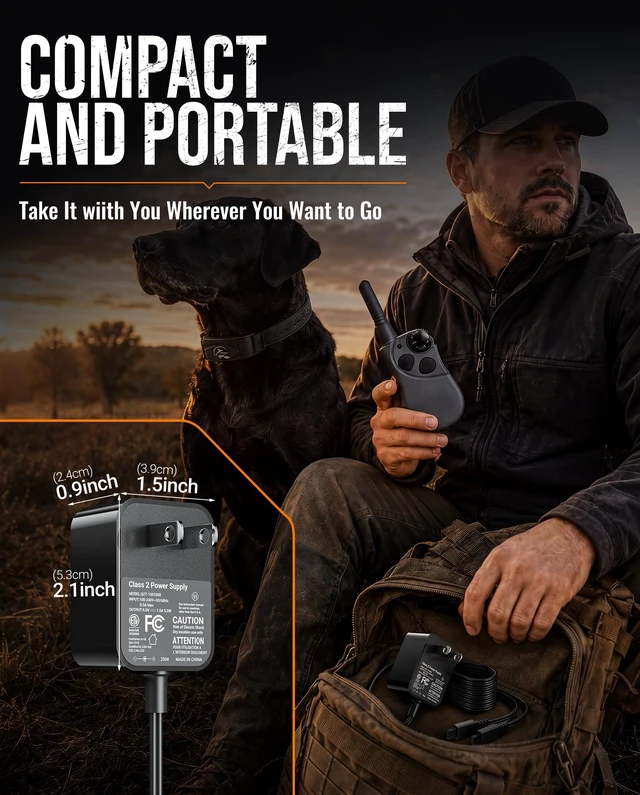 Alt view image 7 of 7 - 5V Dog Collar Charger for SportDOG SD-425X & SD-825X Remote Trainer | Compatible with Sport Dog FieldTrainer SD-425XS SD-425 SD-425S, SportHunter SD-825, WetlandHunter SD-425XCAMO SD-425CAMO