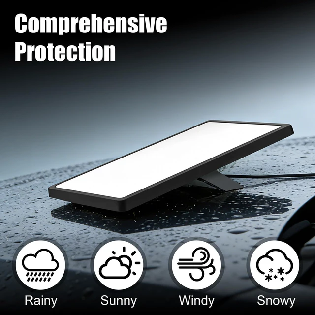 Alt view image 4 of 6 - for Starlink Mini Case, Mini Protective Cover Liquid Silicone Case for Starlink Satellite Dish, Waterproof, Drop Resistant, and Glare Resistant (Black)