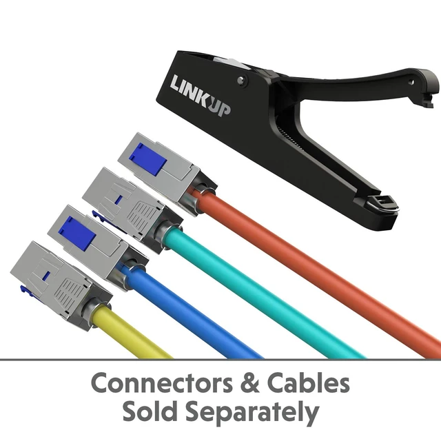 Alt view image 3 of 5 - Easy Press Jack Tool for Cat8 / Cat6A RJ45 Field Termination | Ethernet LAN Network | Keystone Jack Connectors