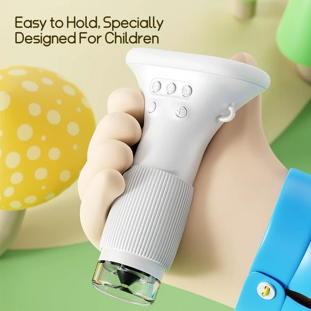 Alt view image 5 of 5 - Digital Microscope Handheld 2.0 inch IPS Color Screen,Portable Digital Magnifying Glass 1000x,Marco Microscopes,uilt-in 8LED Lights,USB Compatible with PC Windows, Mac OS