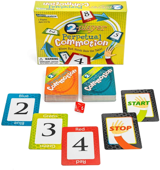 Main image of Perpetual Commotion (2-Player) | Fast-Paced 2-Player Edition, Winner of iParenting and NAPPA Honors Awards