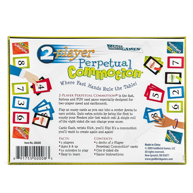 Alt view image 2 of 4 - Perpetual Commotion (2-Player) | Fast-Paced 2-Player Edition, Winner of iParenting and NAPPA Honors Awards