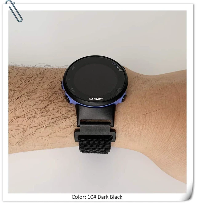 Alt view image 6 of 7 - Strap Compatible with Garmin Forerunner 45/45S Watch Band Nylon Replacement Accessories