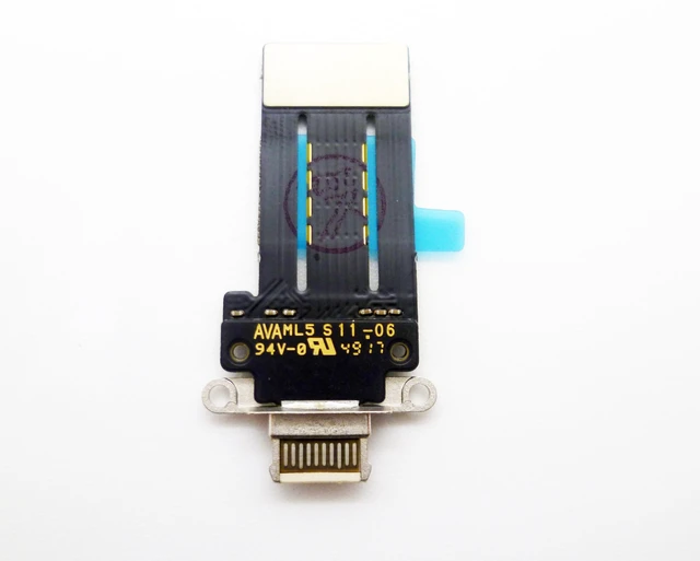 Alt view image 2 of 7 - Charging Port USB Charger Dock Connector Board Ribbon Flex Cable Module Replacement Compatible with iPad Pro 12.9 5th Gen A2378 A2461 A2379 / iPad Pro 12.9 6th Gen (Silver)