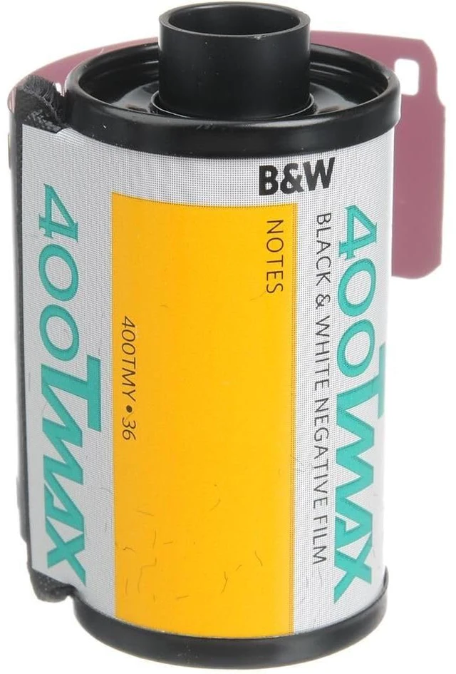 Alt view image 3 of 3 - Kodak Professional T-Max 400 Black and White Negative Film (35mm Roll Film, 36 Exposures) - World's Sharpest Film 2-Pack with Microfiber Cleaning Cloth