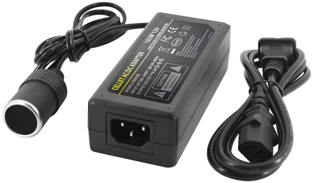 Main image of AC to DC Car Power Converter Adapter, 110V/120V AC Wall Outlet to 12V DC Cigarette Lighter Socket, 8.5A 102W Power Supply Adapter for Car Accessories, GPS, Phones, Dash Cams, Mini Vacuums