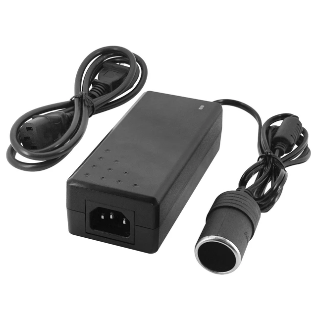 Alt view image 7 of 7 - AC to DC Car Power Converter Adapter, 110V/120V AC Wall Outlet to 12V DC Cigarette Lighter Socket, 8.5A 102W Power Supply Adapter for Car Accessories, GPS, Phones, Dash Cams, Mini Vacuums
