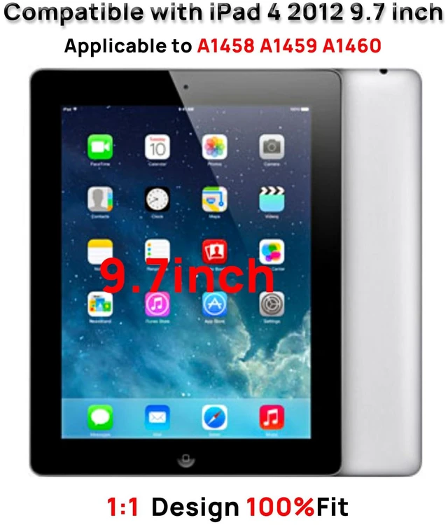 Alt view image 5 of 5 - for iPad 4 4th Generation Screen Replacement Digitizer Touch Glass for iPad A1458 A1459 A1460 with Home Button