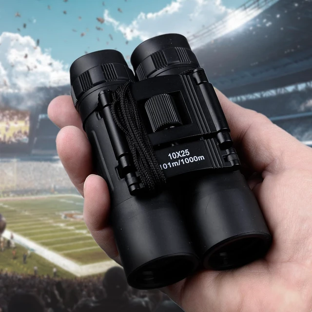 Alt view image 7 of 7 - TrekTonic Compact 10x25 High Powered Binoculars For Adults and Kids, Portable with Neck Strap, Birdwatching, Outdoor Activities