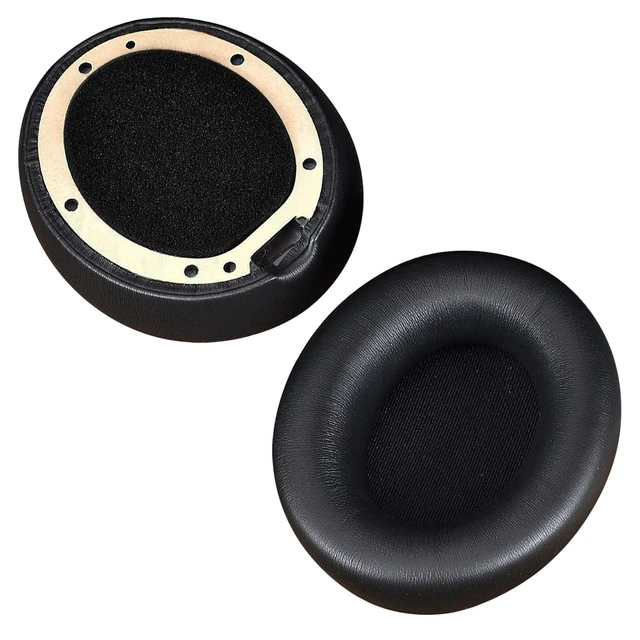 Alt view image 2 of 5 - Ear Pads Replacement for Beats Studio Pro Wireless Noise Cancelling Headphones by Memory Foam and Protein PU Ear Pad Cushions Noise Isolation Earpads Replacement Black