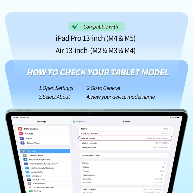 Alt view image 3 of 7 - Magnetic Reusable Paper-Feel Film for iPad Pro 11" M5/M4 (2025/2024), with 2 Extra Pencil Tips, Detachable Matte Screen Protector, Anti-Glare & Bubble-Free, Scratch Resistant & HD Clarity