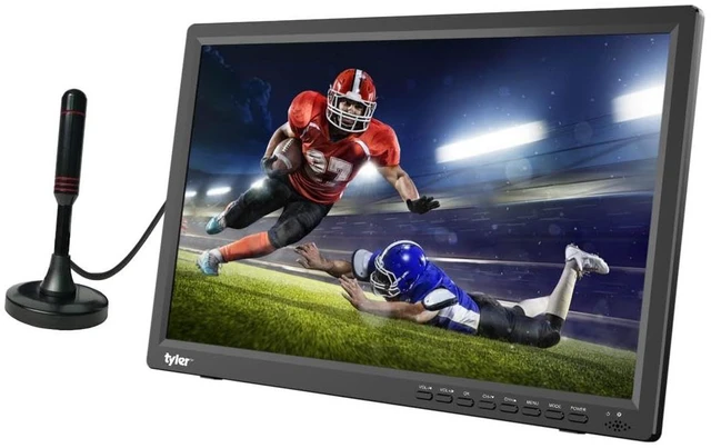 Main image of TM711-15 15.6" Portable LCD HD TV Television and Monitor HDMI USB SD MMC Built in Speakers AC/DC Built in Stand