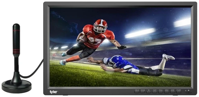 Alt view image 2 of 4 - TM711-15 15.6" Portable LCD HD TV Television and Monitor HDMI USB SD MMC Built in Speakers AC/DC Built in Stand