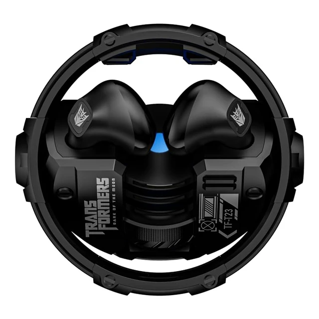 Alt view image 2 of 7 - T23 Wireless Bluetooth Earbuds - Premium Zinc Alloy Case RGB Breathing Lights, Gaming Mode, 13mm Loudspeaker, Deep Bass Sound, Long Battery Life, Type-C Fast Charge (Megatron Black)