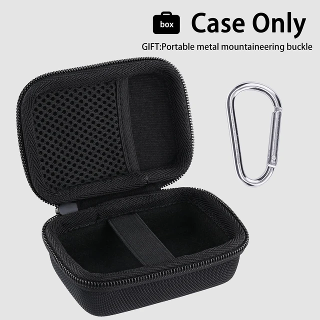 Alt view image 3 of 6 - Hard Case for Anker Soundcore AeroFit 2 Headphones, Black | EVA hard shell, Water-resistant design, Dust-resistant design, Elastic retention strap, Case only