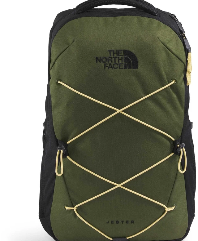Main image of Jester Laptop Pack, Woodland Grn/Blk/Honeyed Sand, OSFA | Commuter Daypack, Water Repellent, Laptop Sleeve