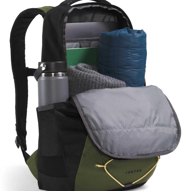 Alt view image 4 of 6 - Jester Laptop Pack, Woodland Grn/Blk/Honeyed Sand, OSFA | Commuter Daypack, Water Repellent, Laptop Sleeve