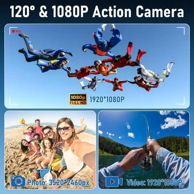 Alt view image 4 of 6 - Body Camera with Audio and Video Recording Mini Action Camera 1080P Thumb Size Vlogging Cam Portable Wearable Camcorder with 360 Rotate Clip, Magnetic Clip for Traveling,Cycling,Outdoor Sports