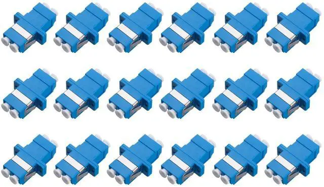 Main image of 18pcs LC to LC Signlemode Fiber Optic Coupler Adapter | Female To Female, LC/LC Coupler Duplex Singlemode (SM), Single Mode Connector