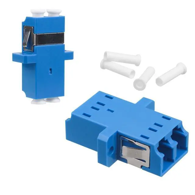 Alt view image 4 of 5 - 12pcs LC to LC Signlemode Fiber Optic Coupler Adapter | Female To Female, LC/LC Coupler Duplex Singlemode (SM), Single Mode Connector