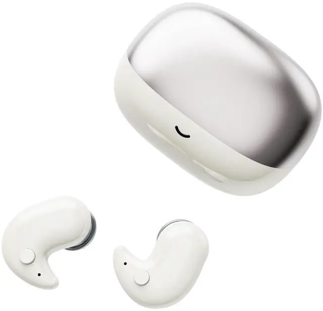 Main image of Sleep Ear Buds Mini Flat Invisible Earbuds Sleeping Headphones for Side Sleepers, Comfortable Low Profile Small Tiny Discreet Micro Hidden Earbuds Wireless Bluetooth for Work, Small Ear Canals