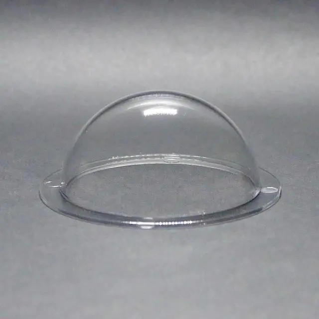 Main image of KAYNEY Acrylic Dome with Flange Clear Plastic Hemisphere Transparent Case for CCTV, Camera Lens, Jewelry, Collectibles & Miniatures Dustproof Cover for Delicate Items (2.8inch / 70mm)