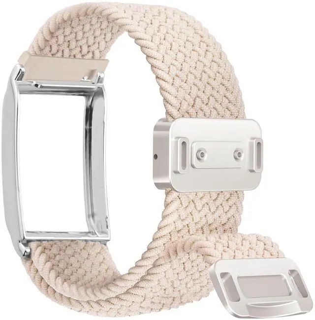 Main image of Premium Stretchy Nylon Breathable Replacement Band with Alloy Bumper for WHOOP 4.0, Elastic Wristband Adjustable with Magnetic Clasp for WHOOP 4 Activity Tracker