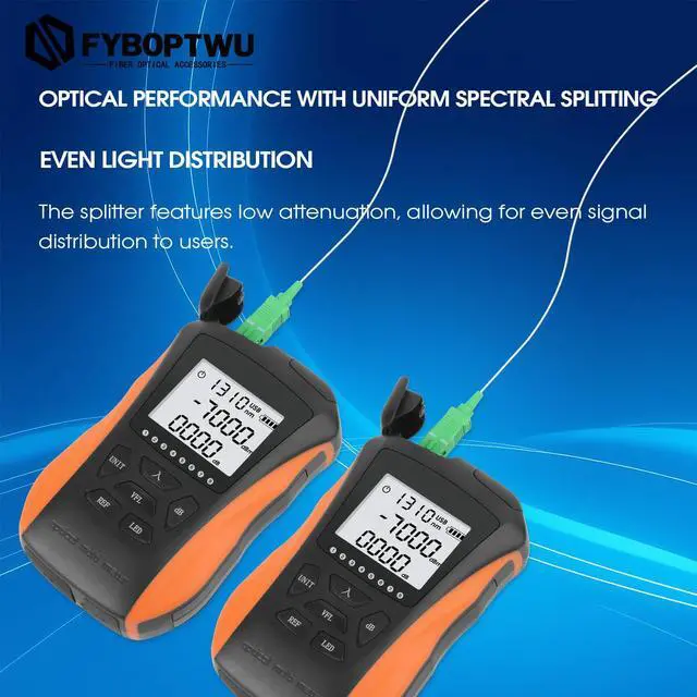 Alt view image 4 of 5 - 1x2 SC/APC PLC Micro Fiber Splitter, 2-Pack | 1*2 SC/APC PLC micro splitter, 0.9mm Singlemode splitter, low insertion loss. For FTTH, LAN, and engineering projects