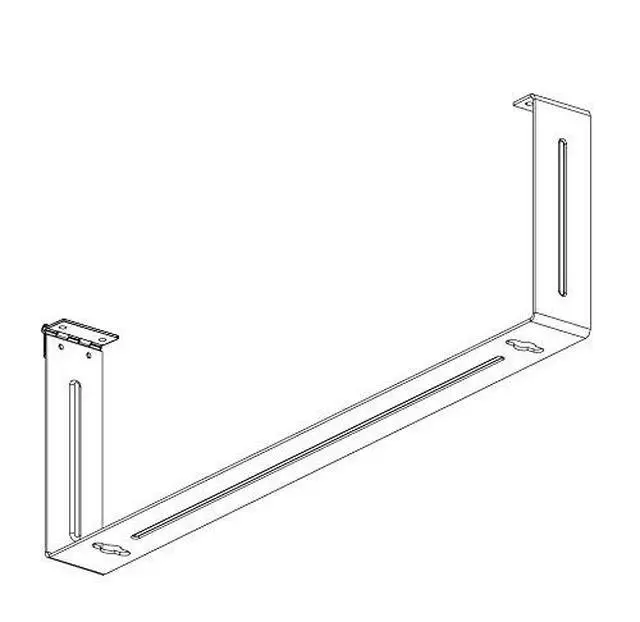 Alt view image 3 of 3 - 1U Mounting Hinge for 12/24 Port Patch Panel - Wall Mount Bracket for Data Network or Phone Terminations