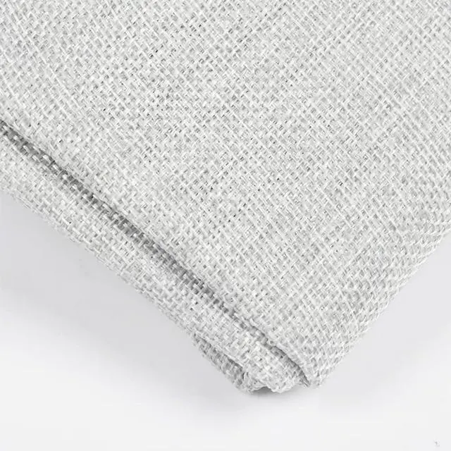 Main image of Speaker Grill Cloth Linen Single Layer Speaker Fabric Protective Dustproof Mesh Cloth Stereo Fabric Replacement for Home Stage Speakers, Media Cabinet, KTV Box (Light Grey, 50 * 146cm)