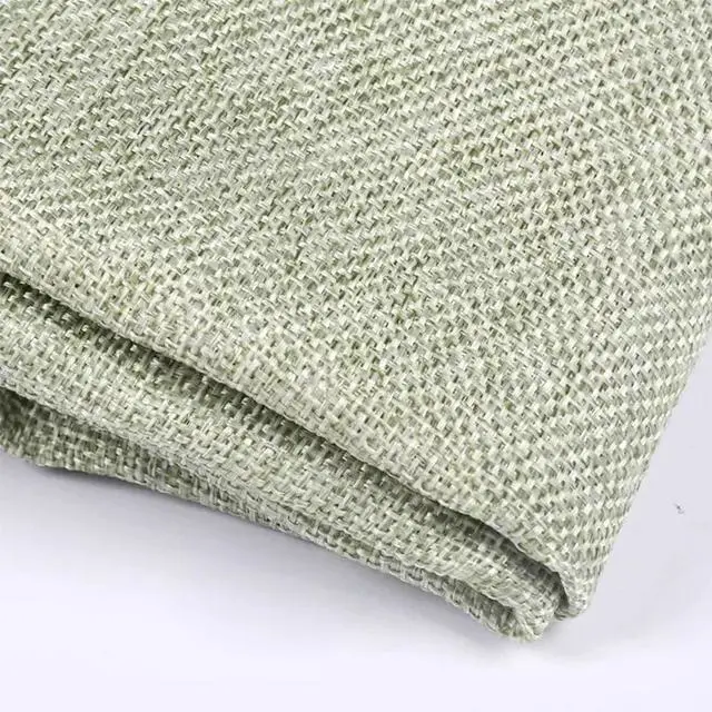 Main image of Speaker Grill Cloth Linen Single Layer Speaker Fabric Protective Dustproof Mesh Cloth Stereo Fabric Replacement for Home Stage Speakers, Media Cabinet, KTV Box (Light Green, 50 * 146cm)