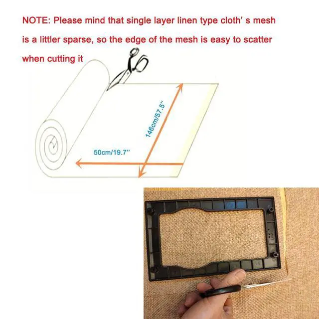 Alt view image 5 of 6 - Speaker Grill Cloth Linen Single Layer Speaker Fabric Protective Dustproof Mesh Cloth Stereo Fabric Replacement for Home Stage Speakers, Media Cabinet, KTV Box (Light Green, 50 * 146cm)