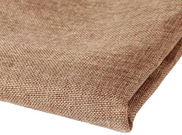 Main image of Speaker Grill Cloth Linen Single Layer Speaker Fabric Protective Dustproof Mesh Cloth Stereo Fabric Replacement for Home Stage Speakers, Media Cabinet, KTV Box (Brown, 50 * 146cm)