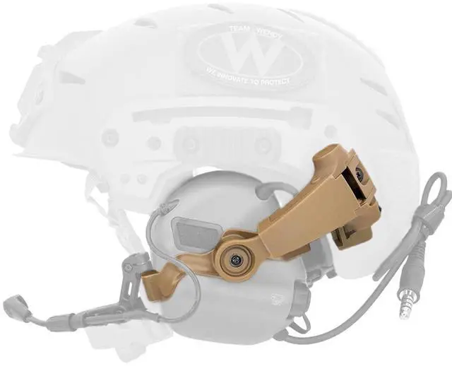 Main image of M16A EXFIL 2.0 & 3.0 Adapters for M32 Plus Tactical Headsets | Helmet Mount Kit | Tactical Headset Rail Adapter Set