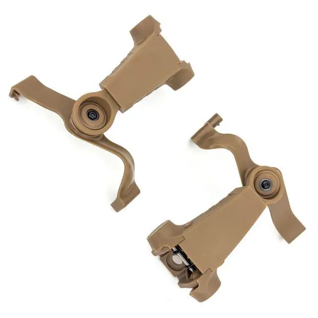 Alt view image 2 of 6 - M16A EXFIL 2.0 & 3.0 Adapters for M32 Plus Tactical Headsets | Helmet Mount Kit | Tactical Headset Rail Adapter Set