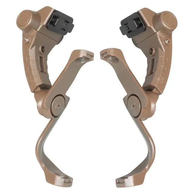 Alt view image 4 of 6 - M16A EXFIL 2.0 & 3.0 Adapters for M32 Plus Tactical Headsets | Helmet Mount Kit | Tactical Headset Rail Adapter Set