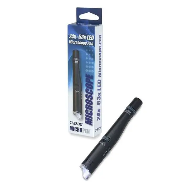 Alt view image 3 of 4 - MicroPen LED Lighted 24x-53x Magnification Microscope Pen (MP-300), Black