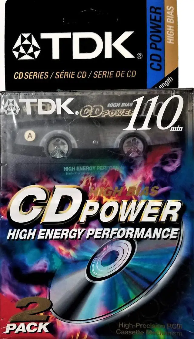 Main image of CD Power 110 Cassette, 2pk High Bias Audio Cassette Tapes