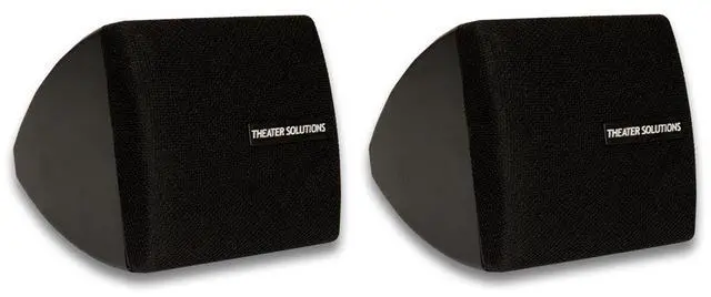 Main image of TS30B Mountable Indoor Speakers Black Bookshelf Pair