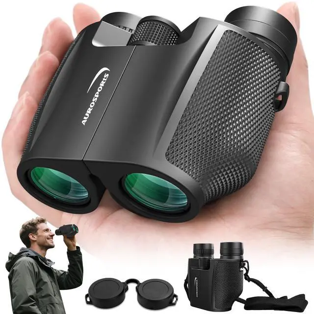 Main image of 12x32 Compact Binoculars for Adults - Small Pocket Binos with FMC&BAK4, Wide 273ft/1000yds Field of View - Easy Focus for Bird Watching, Hiking, Cruises, Travel, Gifts for Men Women