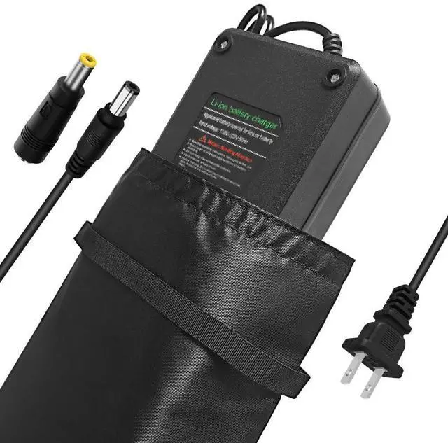 Main image of 54.6V 3A / 5A Super Fast Charger for 48V Battery,7 Types of Plugs to Choose from, No Need Adapter,More Secure.Compatible with Most Plugs. with Cooling System (DC2.1/2.5mm-3A)
