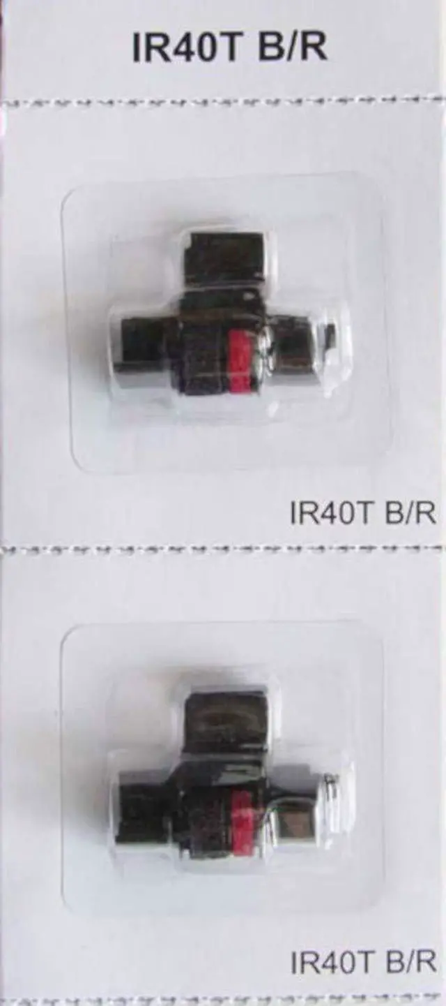 Alt view image 2 of 4 - Calculator Ink Roller Replaces IR40T CP13 EA772R Black/Red, 6-pk | Fits Casio HR-170RC/HR-200RC/HR-300RC, Sharp EL-1750V/EL-1801V, Canon P23-DH-V/P23-DHV-3/P27-DH, Catiga CP30A/CP90A, & more