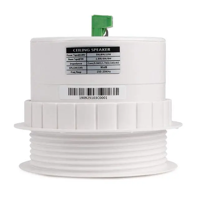 Alt view image 6 of 6 - C3 3" Micro Ceiling Speaker with Easy-Mounting Ring