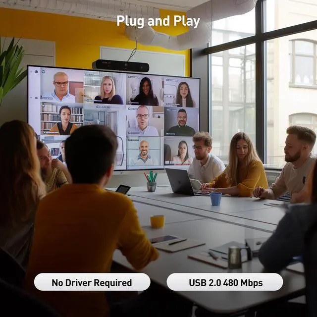 Alt view image 5 of 6 - USB Over Ethernet Extender, 2X USB-A Ports, 165ft | Full USB 2.0 Support, USB Extender over Cat6, for Keyboard, Mouse, Webcam