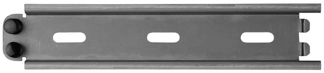 Alt view image 3 of 4 - Legrand - OnQ Half Width DIN Rail, Structured Media Enclosure, Mounting Bracket with DIN Rail Supports Mounting up to 3 Nuvo P600 Players, Nickel, AC1043 (Pack of 2)