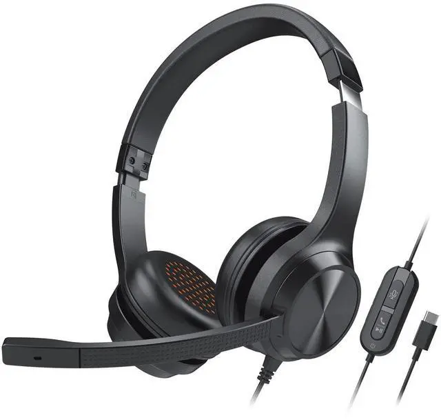 Main image of Chat USB On-Ear Headset with Noise-Cancelling Mic and SmartComms | On-Ear Headset, Noise-Cancelling Mic, Swivel-to-Mute, SmartComms Kit, Lightweight