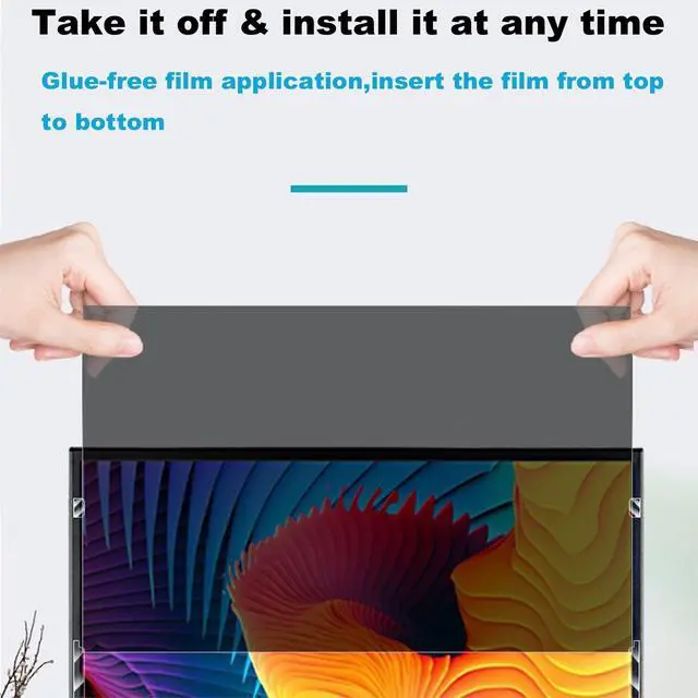 Alt view image 3 of 6 - 15.6 Inch Laptop Privacy Screen Protector Designed for HP Envy/Dell/Asus/Acer/Samsung/Lenovo,Matte Eye Protection Anti Glare Anti peep Film for All 15.6" with 16:9 Aspect Ratio Laptop