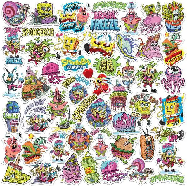 Main image of Spongebob KrustyPants Vinyl Sticker, Car Accessories, Travel Gear & More